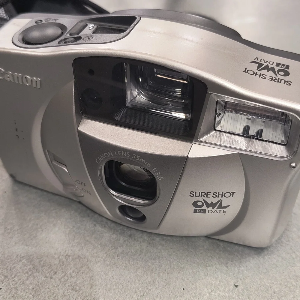 CANON Sure Shit OWL PF 33mm Camera With Case EUC